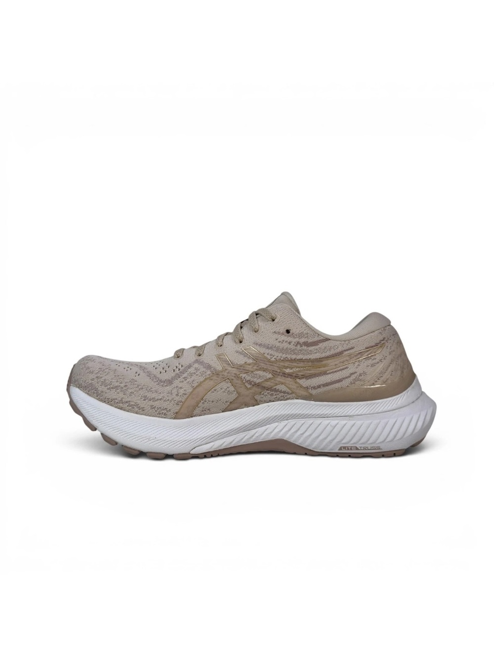 NEW Asics Women's Running Sneaker Gel Kayano 29 size 9- Beige with Gold Accent - Picture 4 of 10